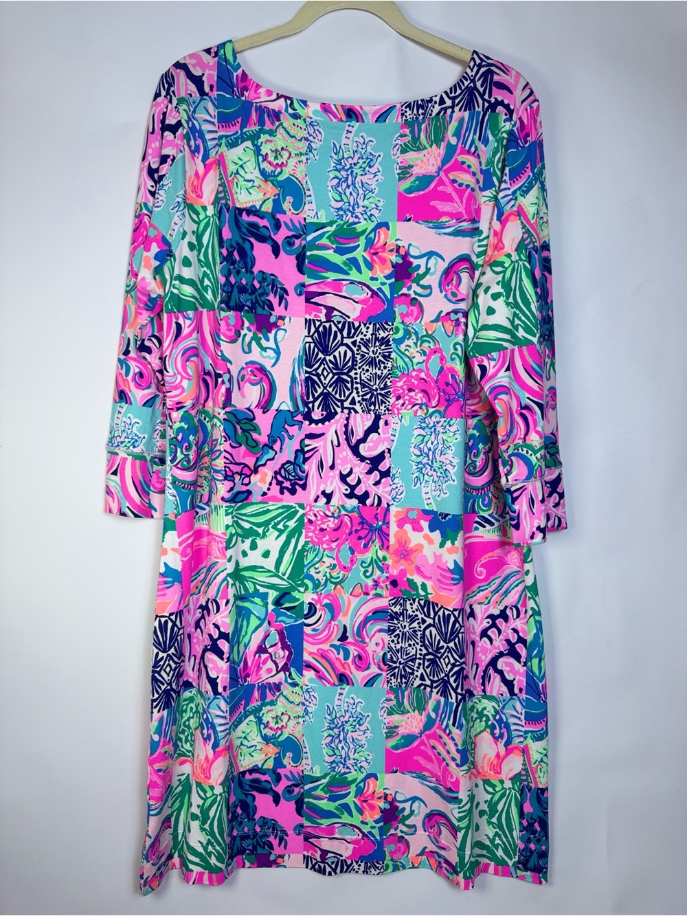 Lilly Pulitzer Sophie Dress XXL Patch To Match UPF 50+ Shift Dress NWT - Picture 2 of 12